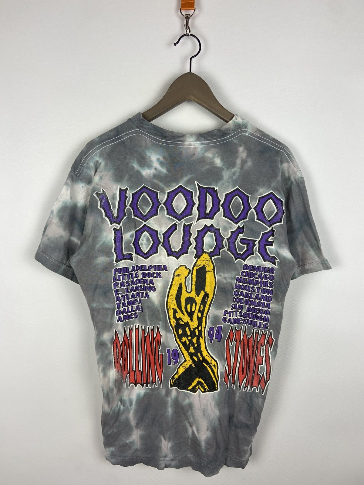 Band Tees × The Rolling Stones × Vintage Vintage The Rolling Stones Voodoo Lounge USA Tour 1994 Shirt Size US L / EU 52-54 / 3 - 2 Thumbnail
