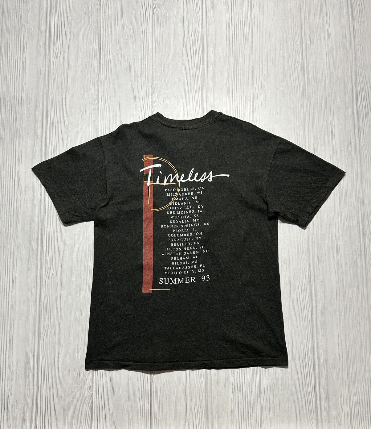 Band Tees Vintage 1993 Singer Michael Bolton Timeless Tour T-Shirt Size US L / EU 52-54 / 3 - 11 Thumbnail