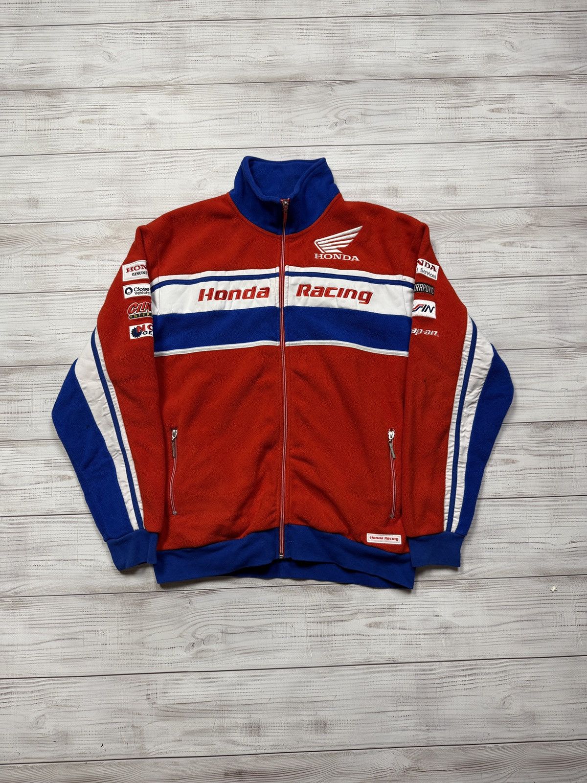 Honda Vintage Honda Racing Fleece Jacket World Racing F1 Y2K Size US M / EU 48-50 / 2 - 1 Thumbnail
