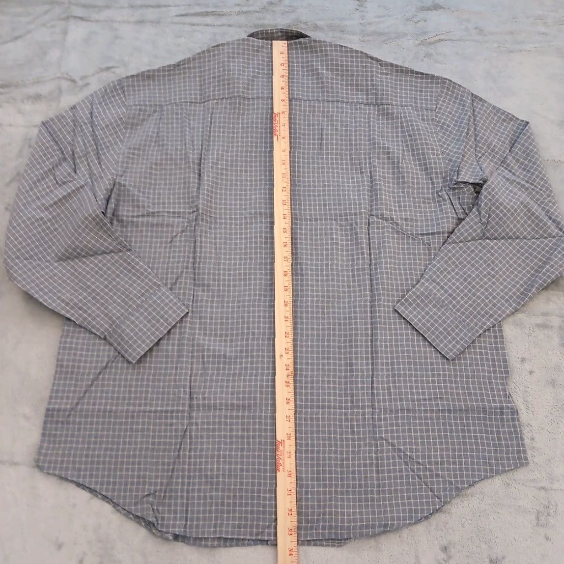 Castore Forecast Shirt Mens 2XL Gray Beige Plaid Long Sleeve Button-Down Shirt Size US XXL / EU 58 / 5 - 5 Thumbnail