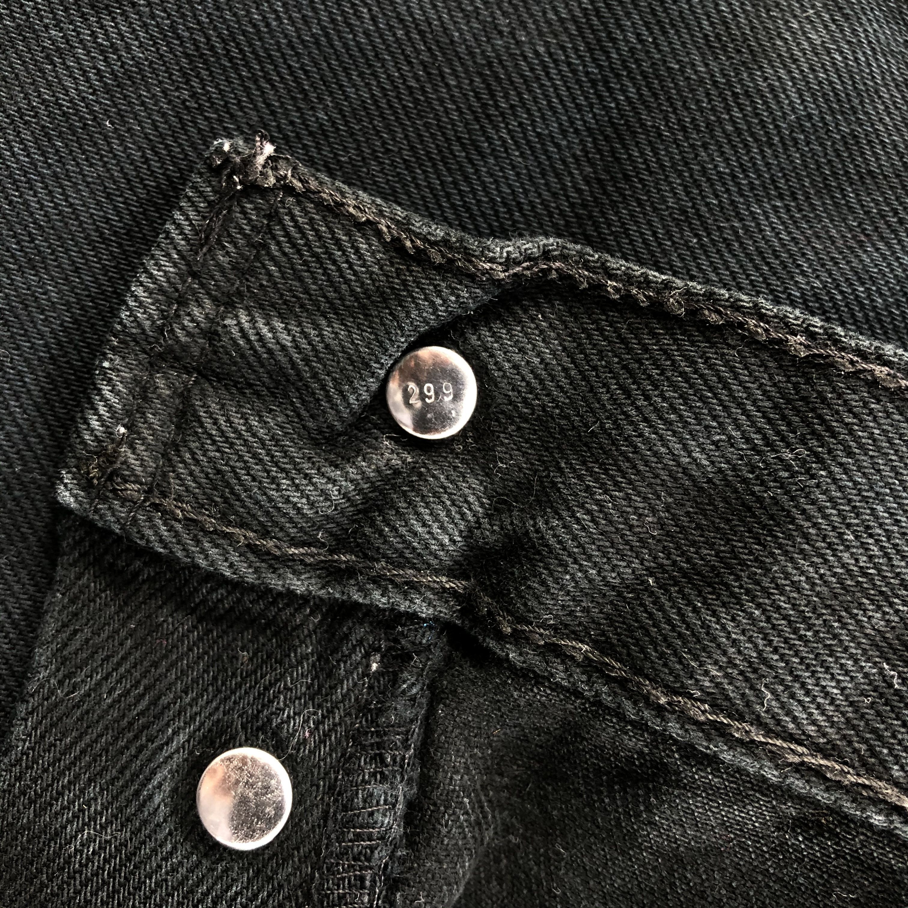 Levi's Vintage 90s Levis 501 Faded Black Jeans-J1531 Size US 29 - 10 Thumbnail