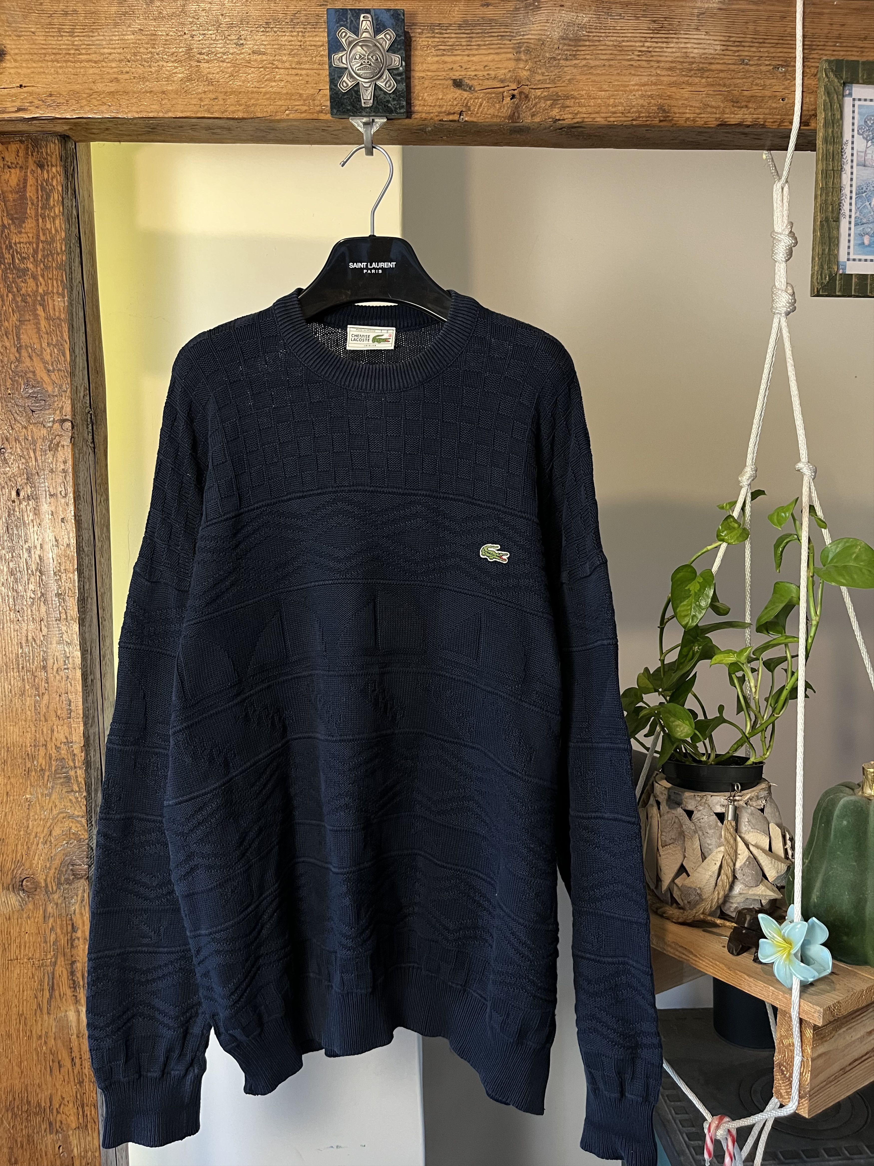 Japanese Brand × Lacoste × Vintage Vintage 90s Lacoste Chemise Knitwear Size US XL / EU 56 / 4 - 1 Thumbnail