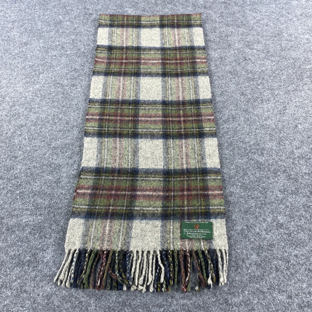 Johnstons Of Elgin × Vintage The Scotch House Scarf # Muffler # Neckwear # D573 Size ONE SIZE - 2 Thumbnail