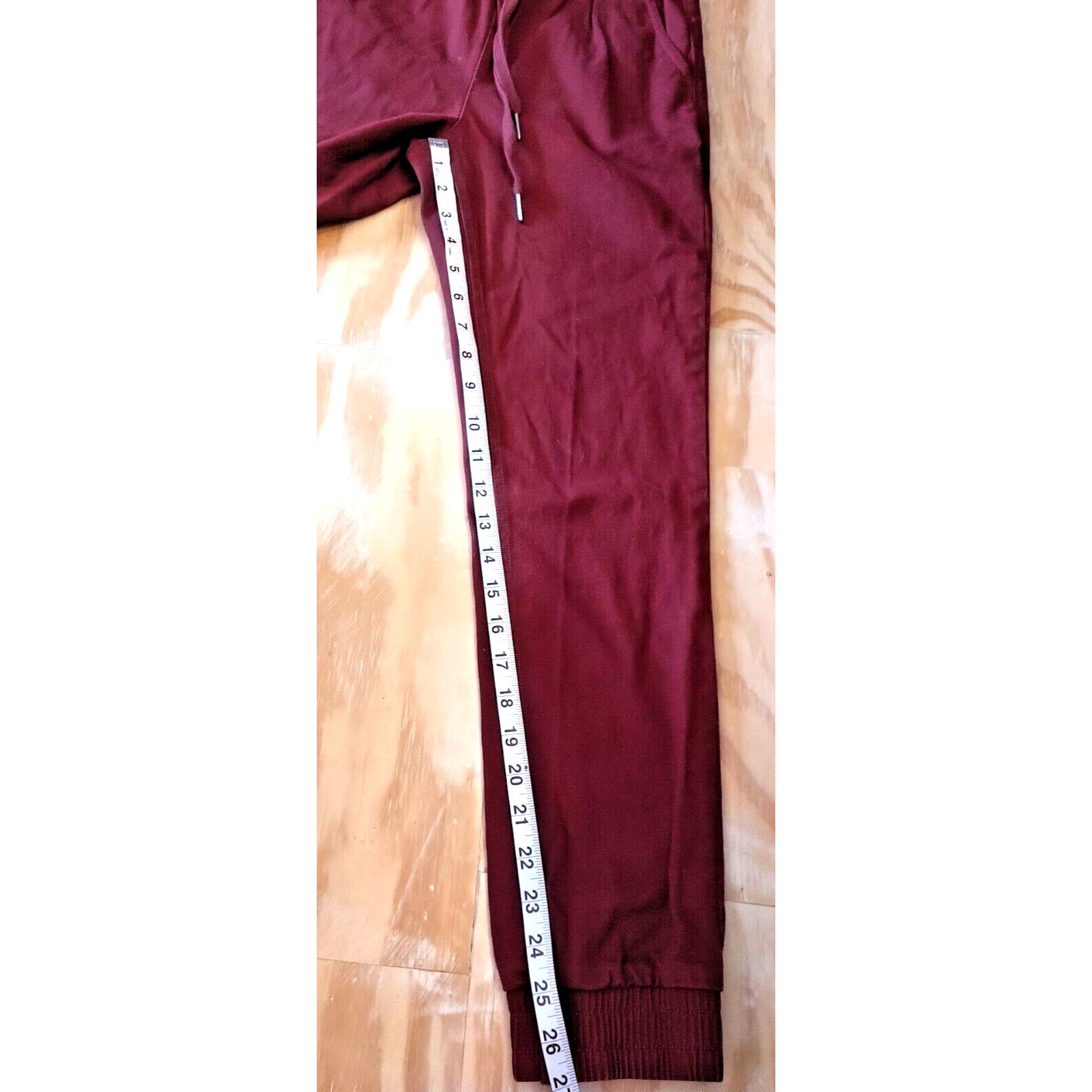 Other Blue Rain Pants WMN's XS Burg. Elast. Waist Pull On Jogger Size 25" / US 0 / IT 36 - 2 Thumbnail