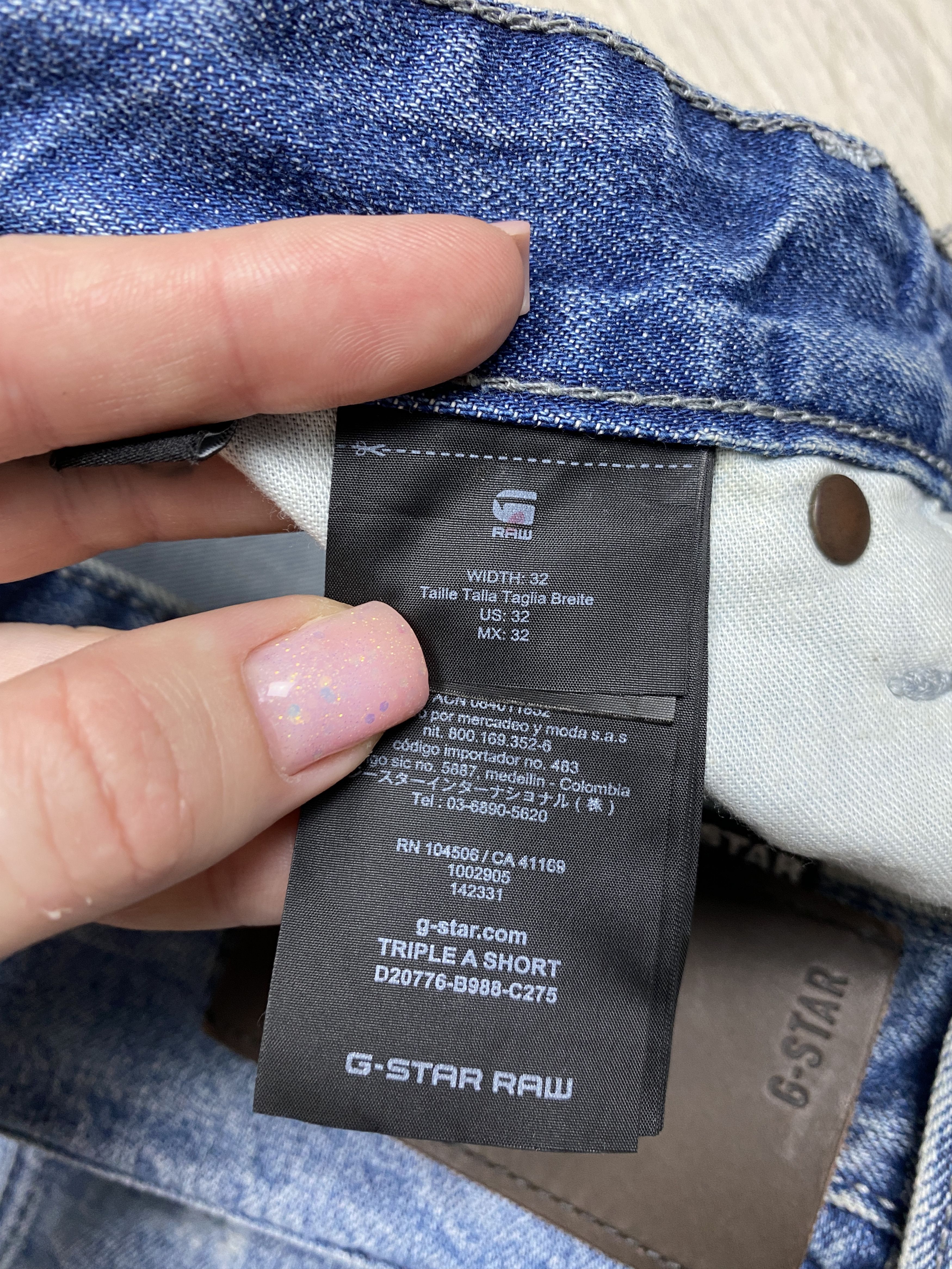 G-Star G Star Raw Vintage Mens Triple A Denim Shorts Jeans Size US 32 / EU 48 - 5 Thumbnail