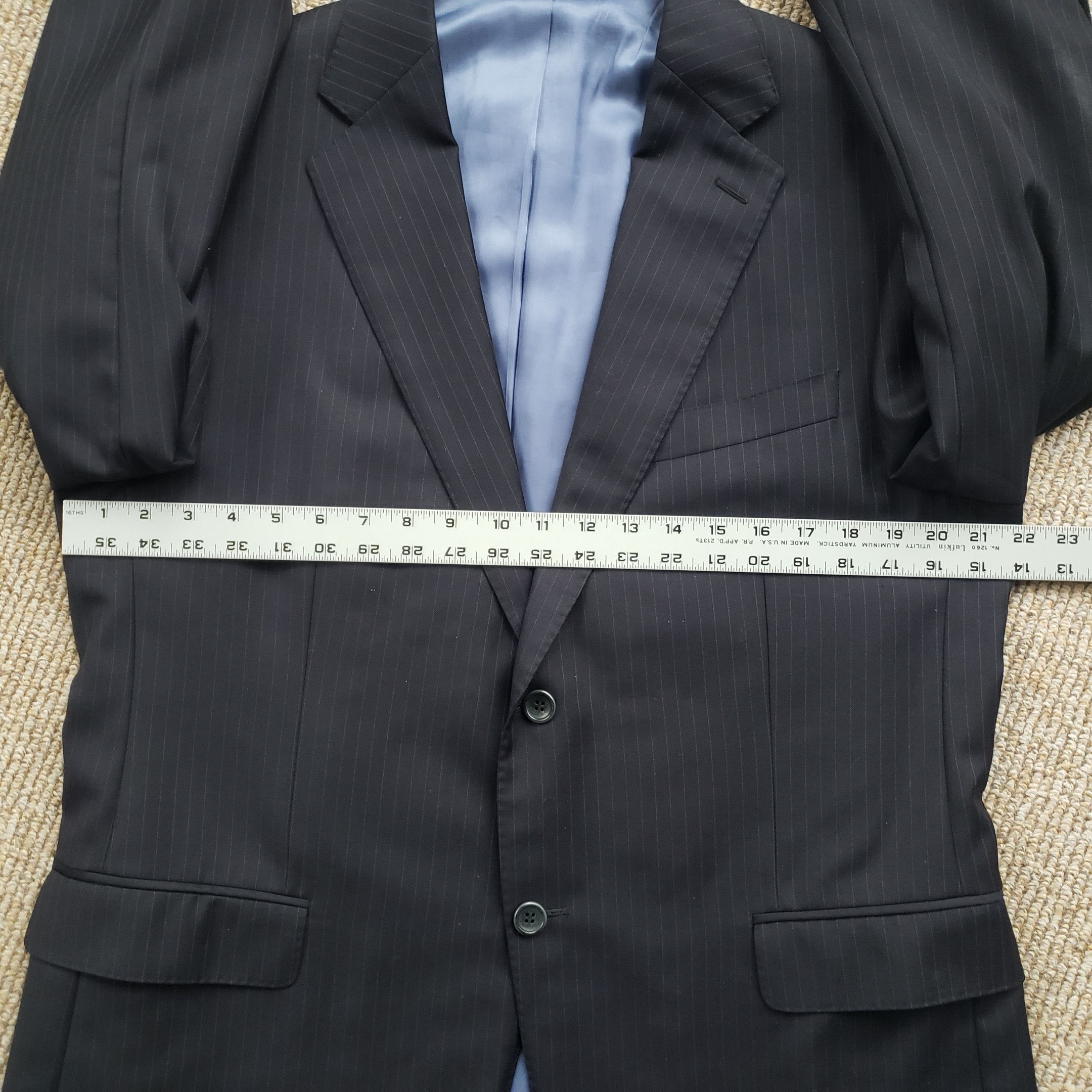 Other Dino Filarte Super 110s Wool Custom Men's Suit Size 42S - 9 Thumbnail