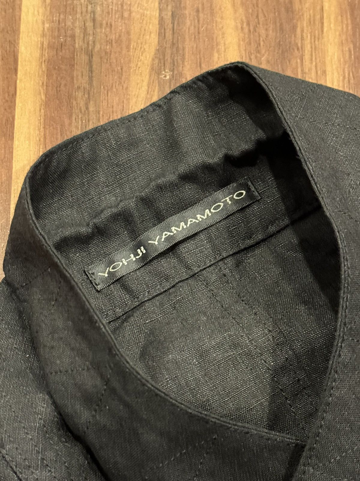 Yohji Yamamoto Yohji Yamamoto | Chinese Blazer Size 38L - 7 Thumbnail