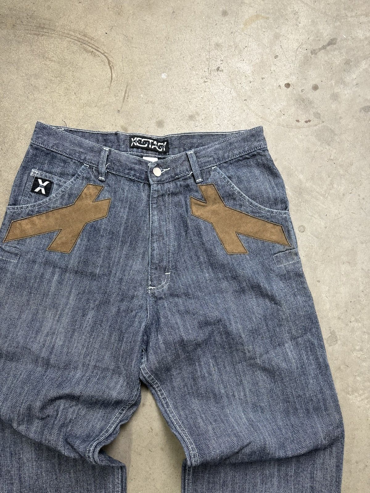 Other Patrick Clark Y2K SAMPLE Baggy Denim 36" Size US 36 / EU 52 - 3 Thumbnail