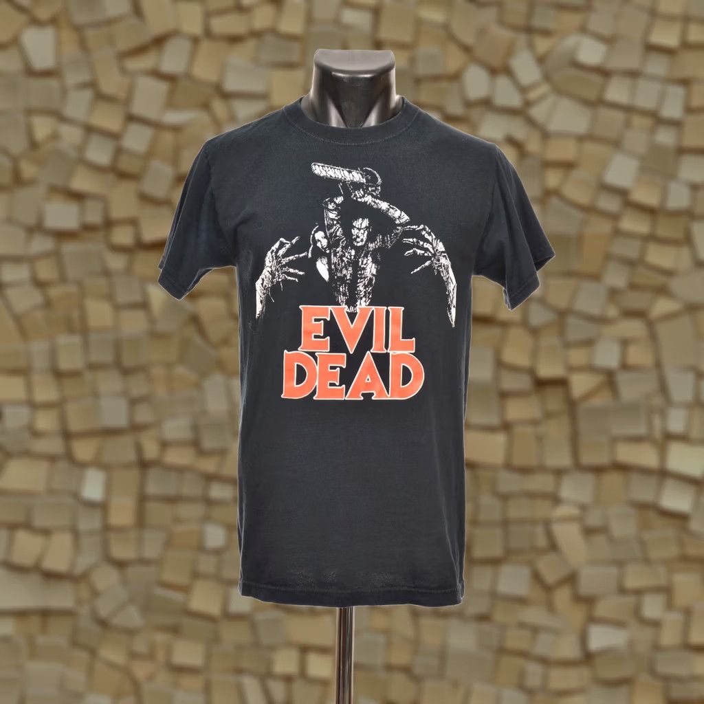 Fruit Of The Loom DDP Fruit of the Loom Evil Dead Vintage T-Shirt Tee Size S Black Mens Short Sleeve 100% Cotton Vintage 90s? (adjusted) Size US S / EU 44-46 / 1 - 1 Thumbnail