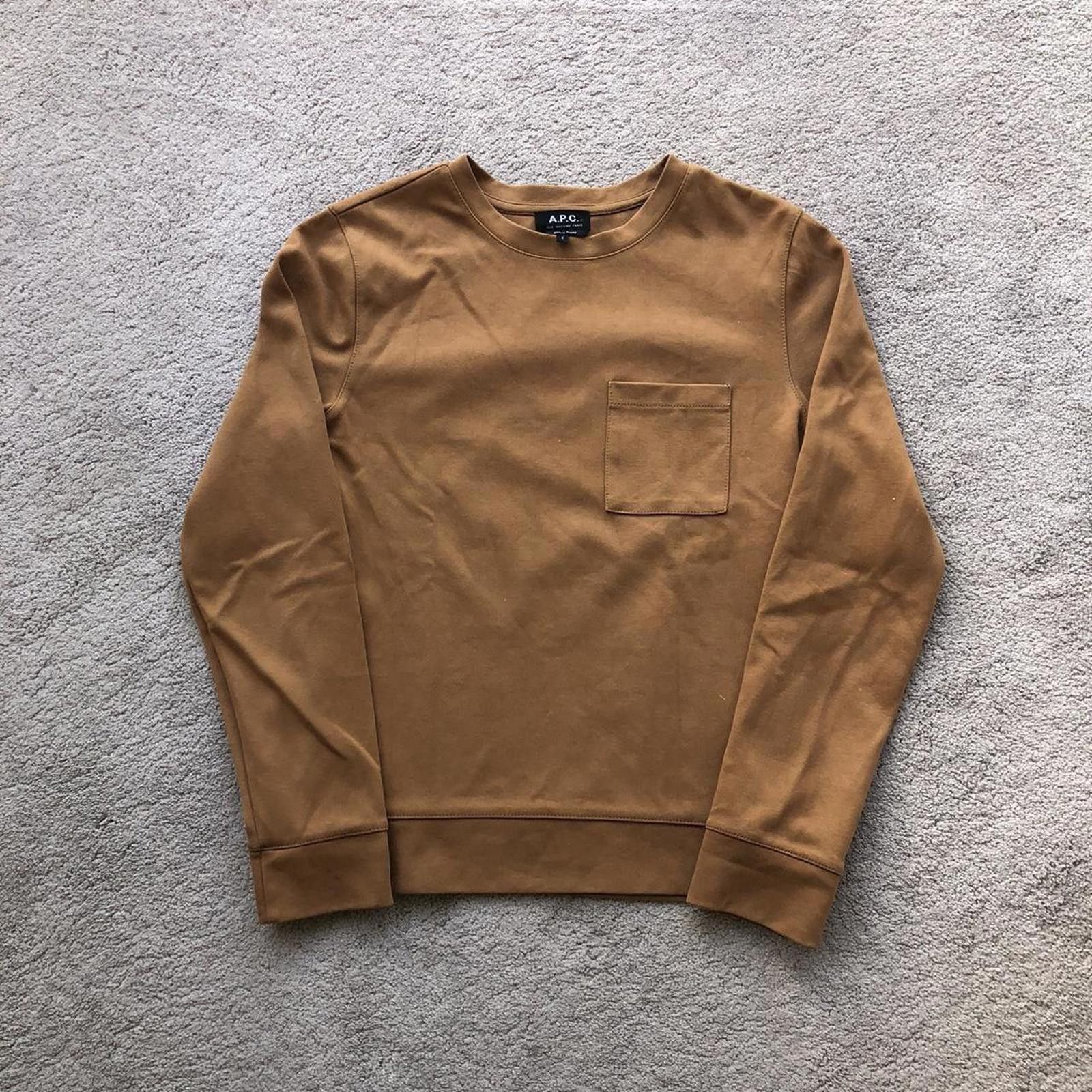 A.P.C. A.P.C Crewneck Sweatshirt Jumper Size US S / EU 44-46 / 1 - 1 Thumbnail