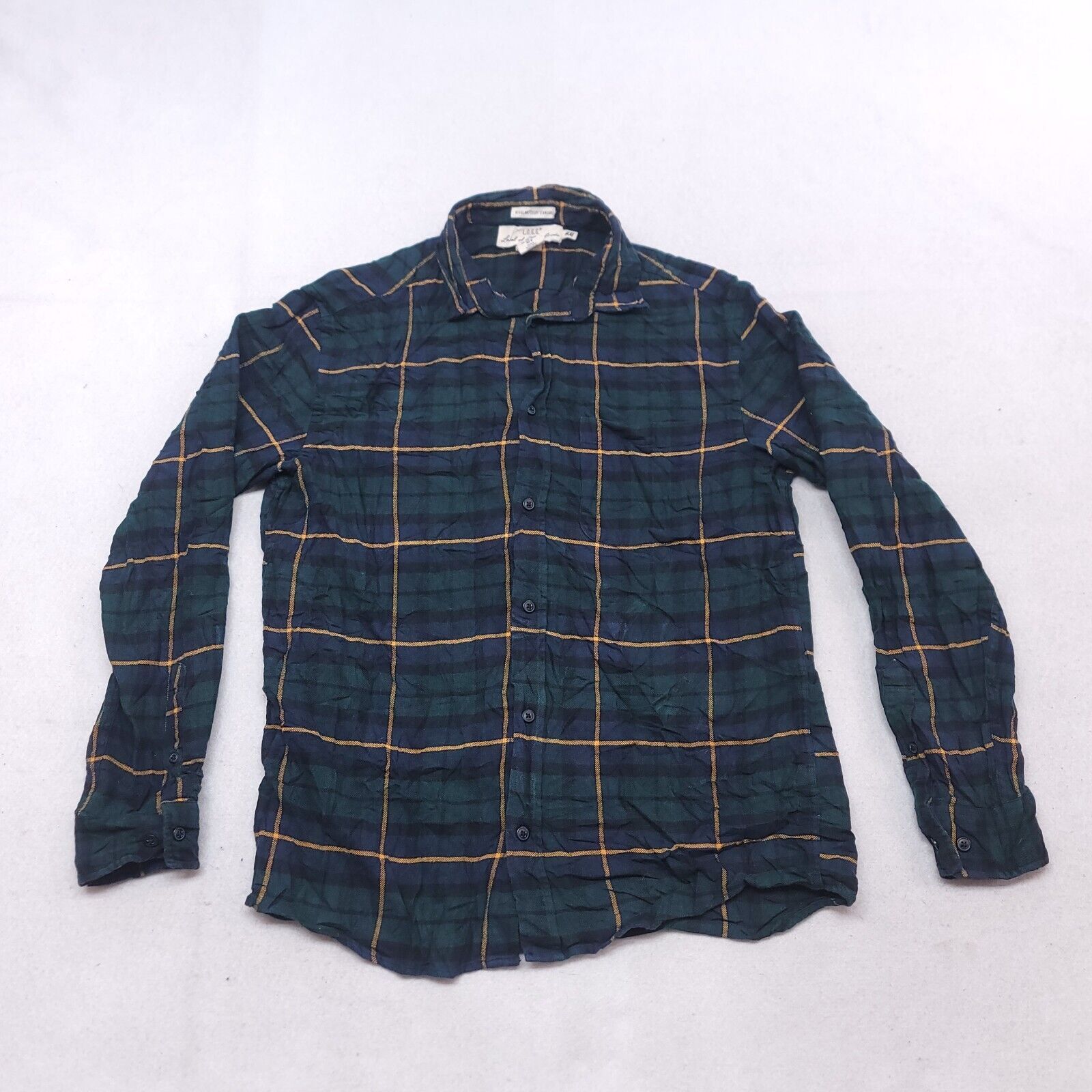 H&M H&M LOGG Tartan Flannel Button Up Shirt Mens Size M Green Size US M / EU 48-50 / 2 - 2 Thumbnail