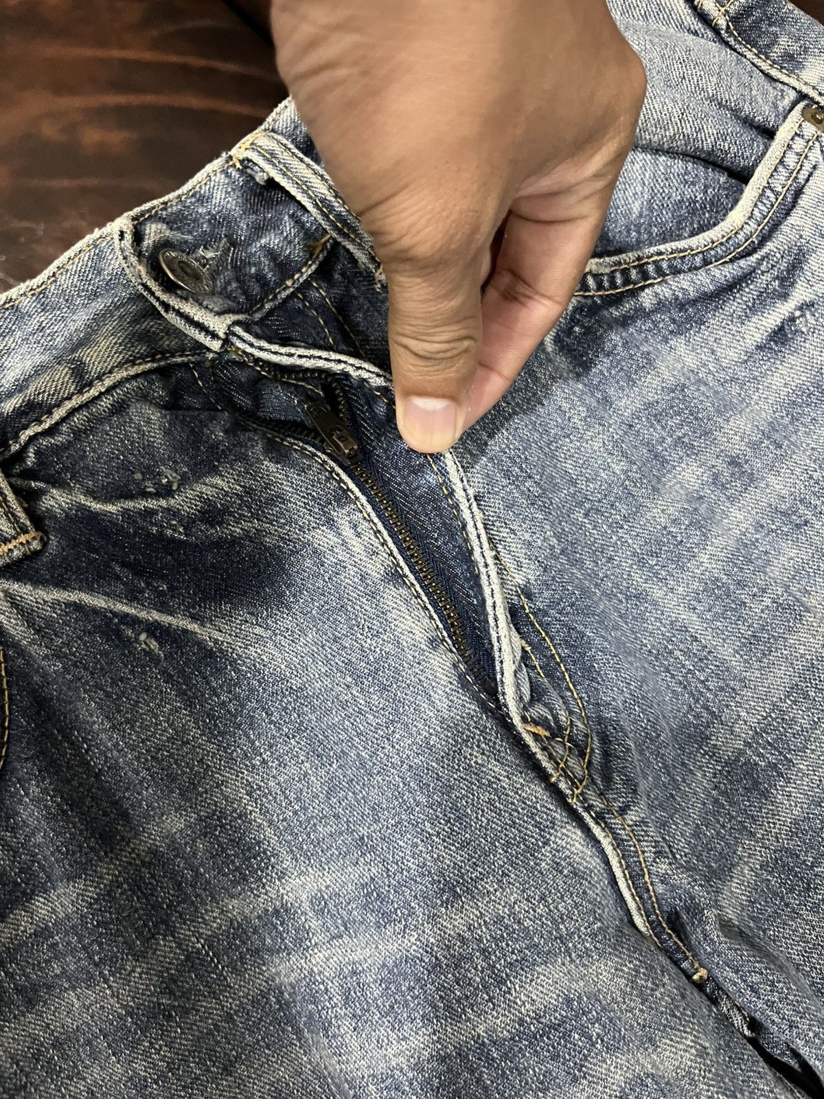 If Six Was Nine 💥Vtg Edwin Vintage Exclusive Flare Bootcut Denim Size US 33 - 7 Thumbnail