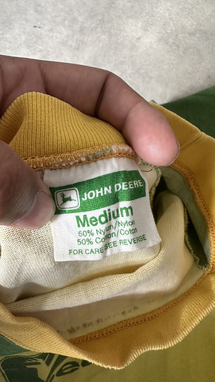 Other VINTAGE JOHN DEERE NOTHING RUNS LIKE DEERE RINGER TEE Size US S / EU 44-46 / 1 - 4 Thumbnail