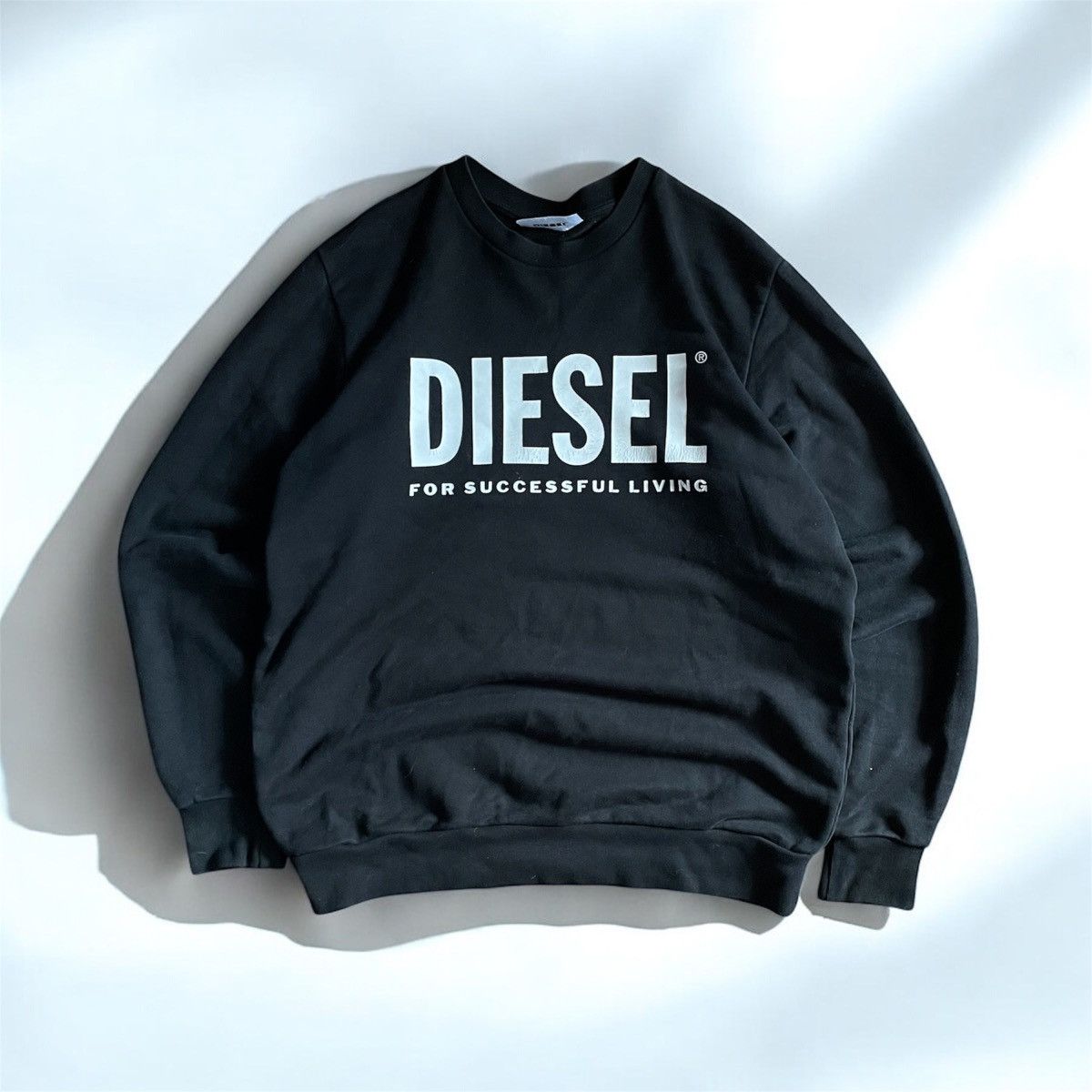 Diesel × Vintage Vintage Diesel Sweatshirt Big Logo Y2K Style Archive rare Size US L / EU 52-54 / 3 - 1 Thumbnail