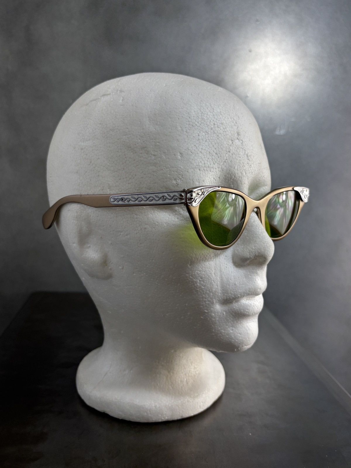 American Optical × Other × Vintage 1960s Tura Sunglasses 1950s Vintage Bronze Metal Turanette Size ONE SIZE - 13 Thumbnail
