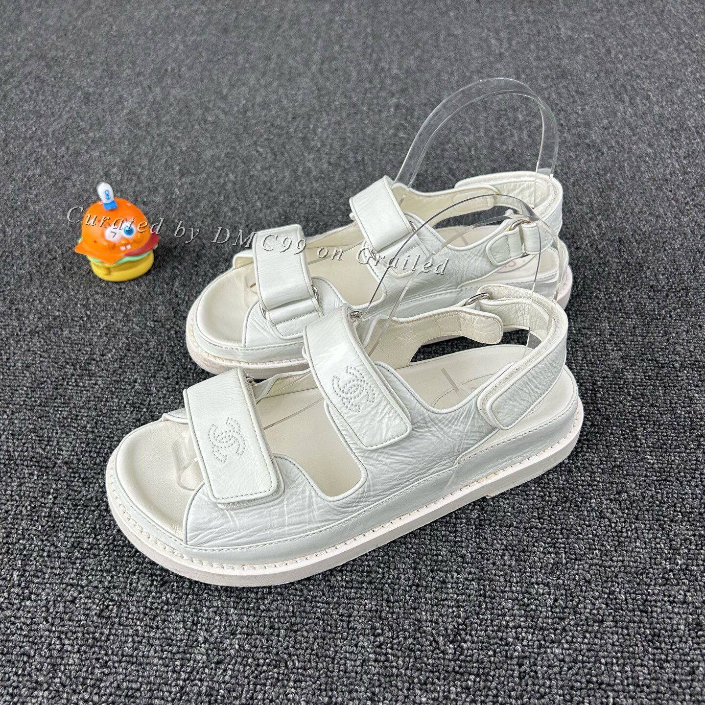 Chanel Chanel White Sandals Size US 4.5 / IT 34.5 - 1 Thumbnail