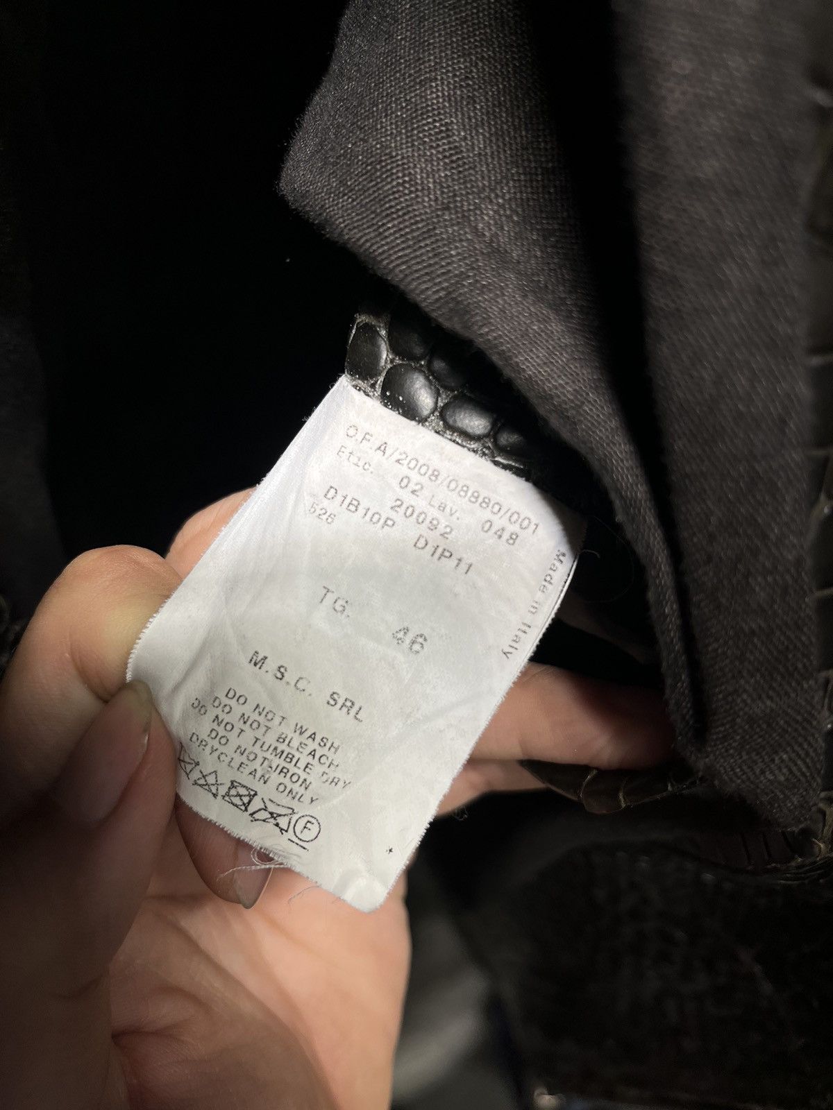 Emporio Armani Emporio Armani Leather Jacket Size US L / EU 52-54 / 3 - 6 Thumbnail