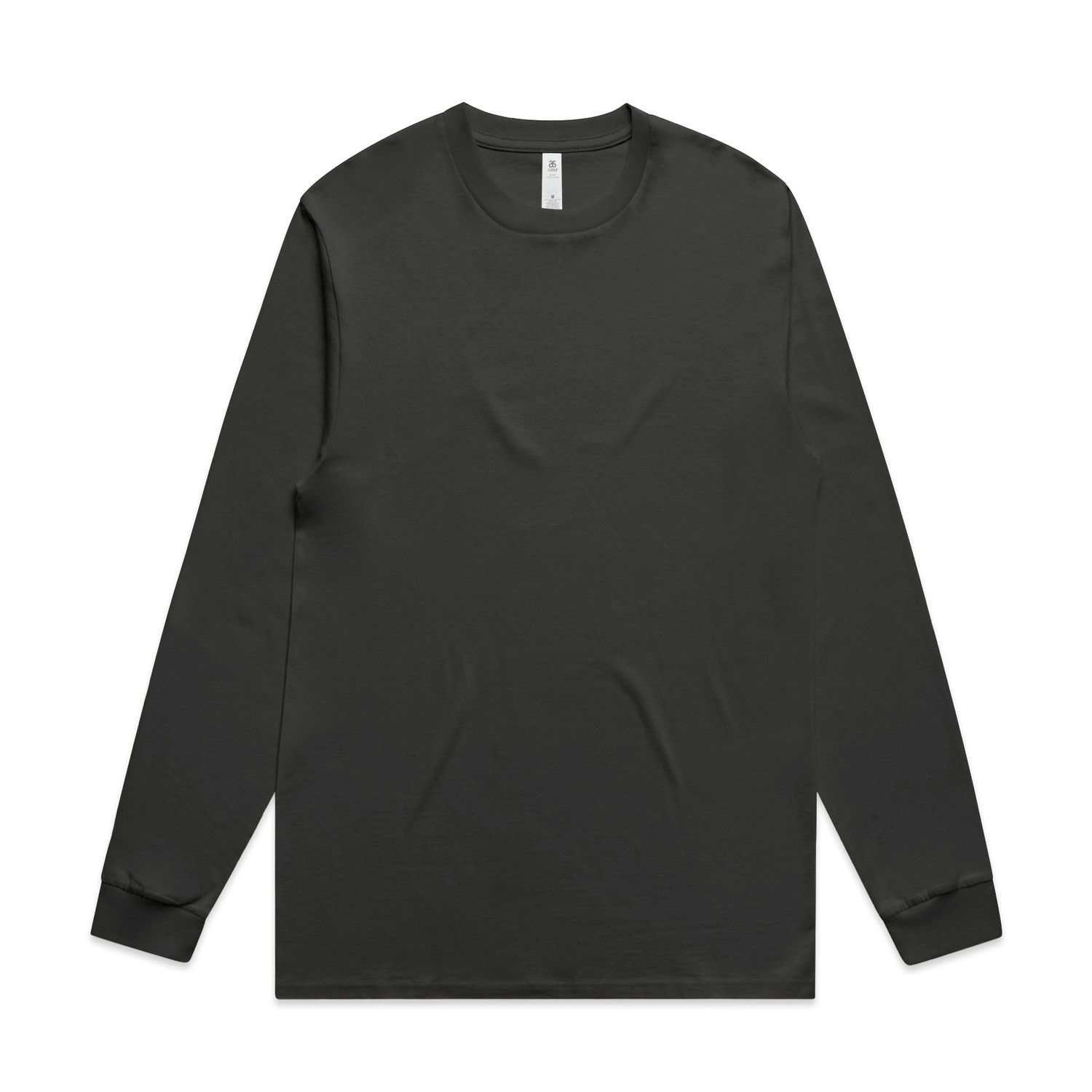 AS Colour Dark Grey Plain Long Sleeve Shirt, High Quality/Comfortable Size US L / EU 52-54 / 3 - 1 Thumbnail