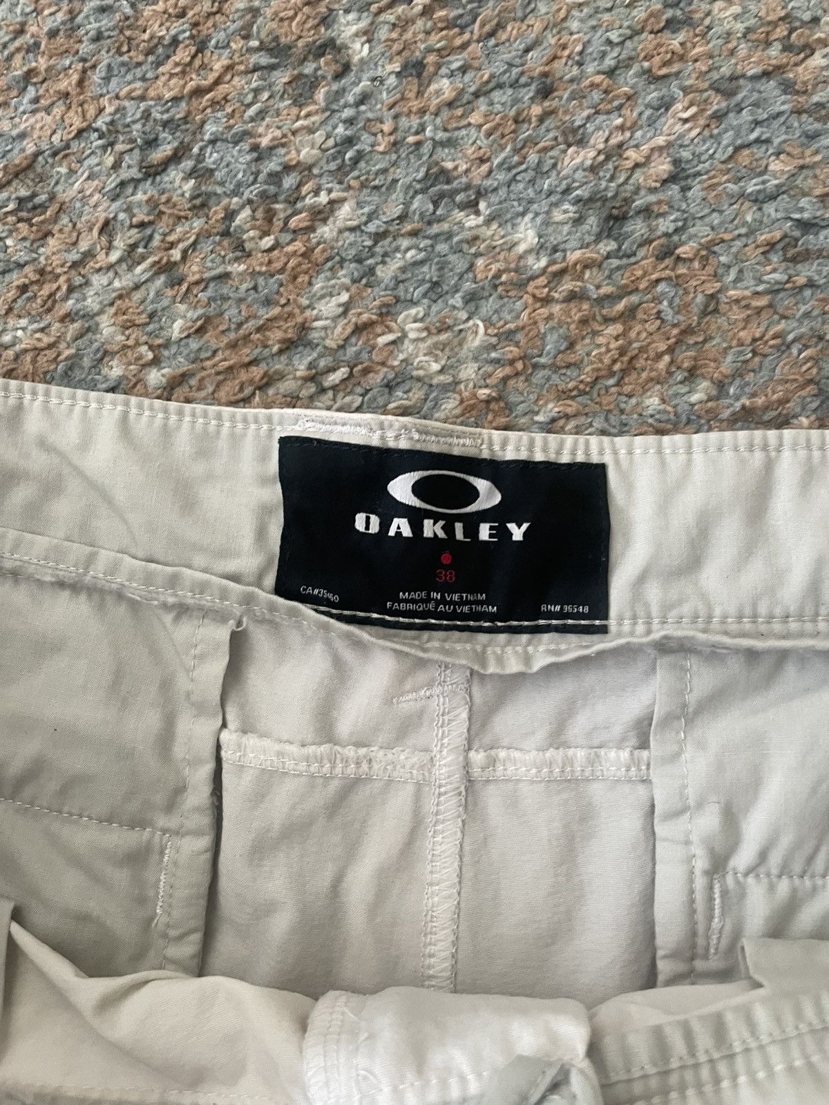 Oakley VTG Oakley Shorts Size 36 Large White Size US 36 / EU 52 - 3 Thumbnail