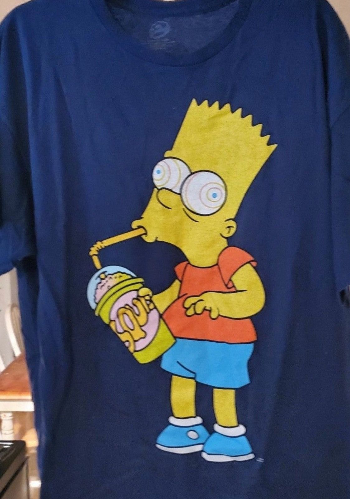 The Simpsons vintage bart simpson squish icee stoner oversized thrashed t Size US XL / EU 56 / 4 - 9 Thumbnail
