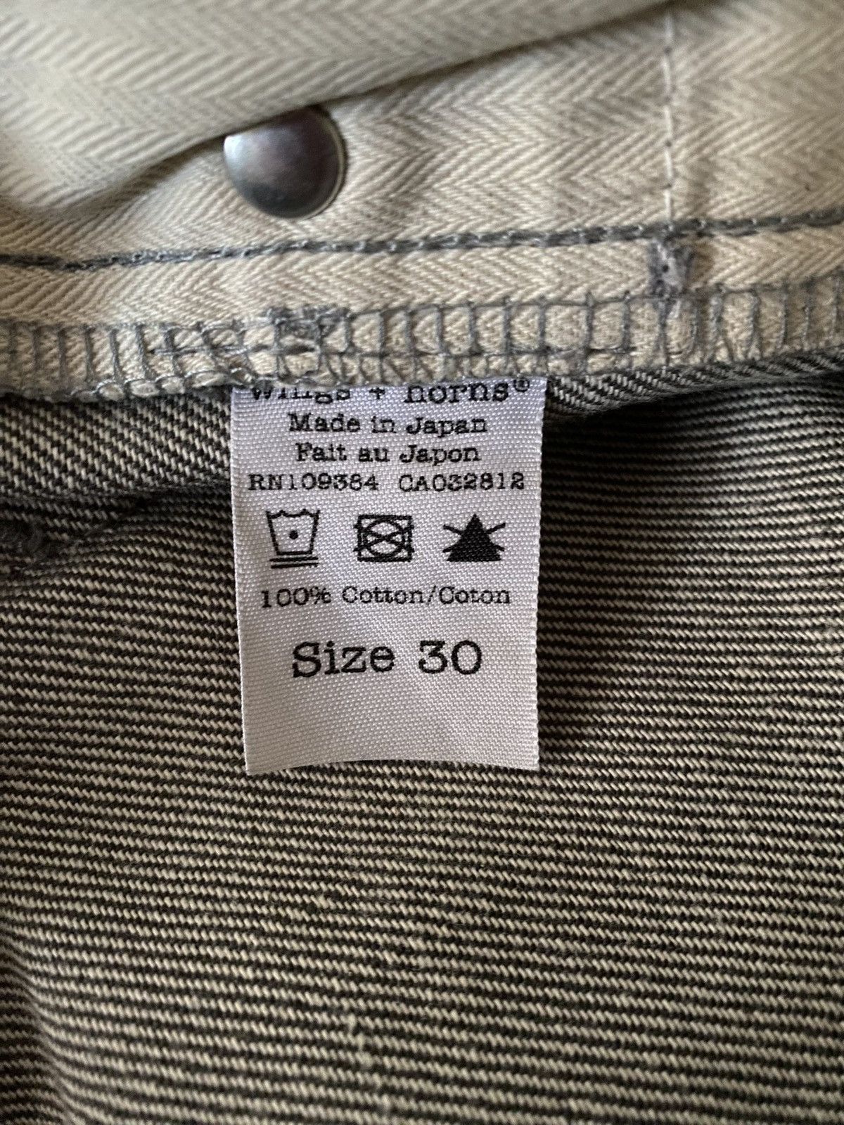 Wings + Horns Wings + Horns Raw Japanese Selvage denim Size US 30 / EU 46 - 8 Thumbnail