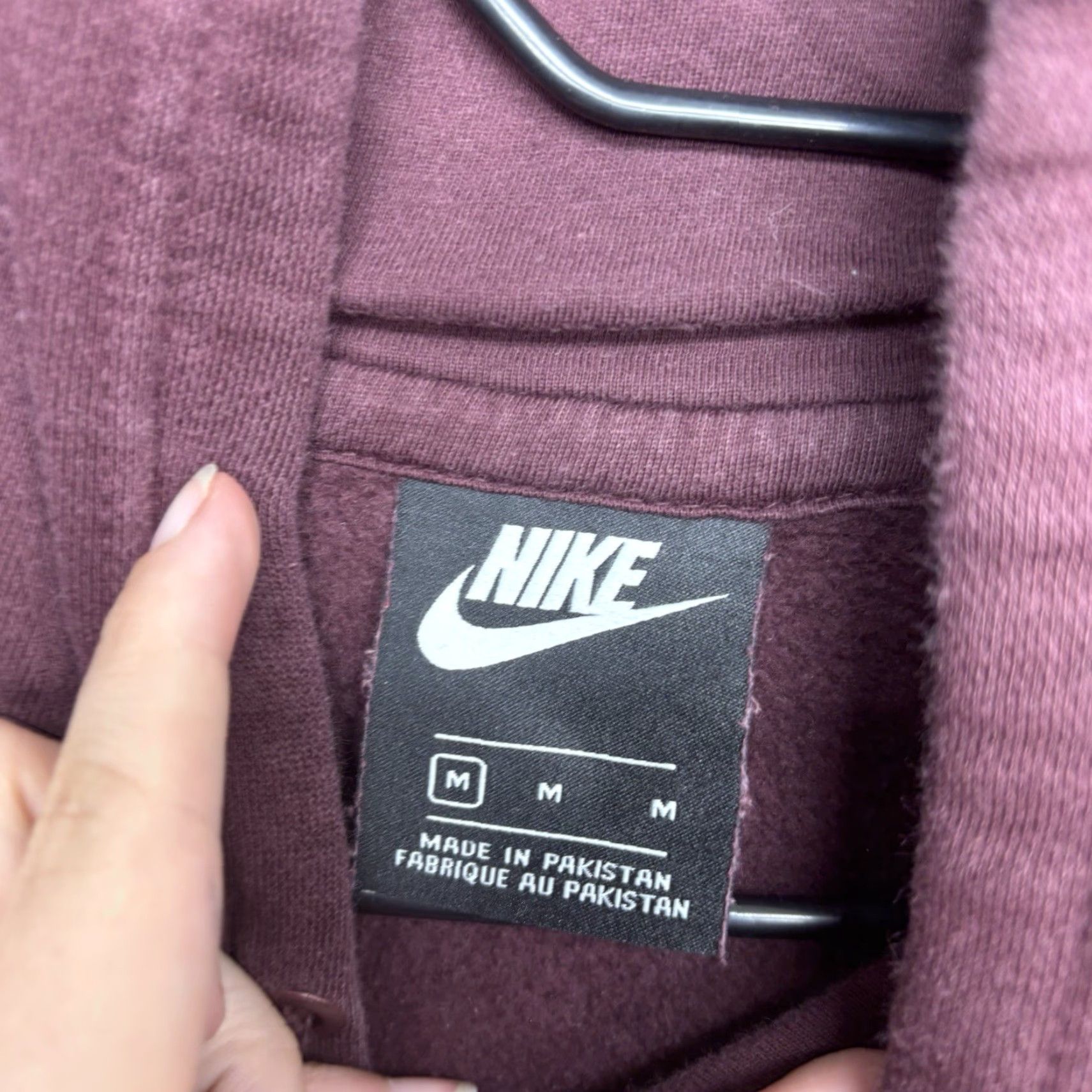 Nike Nike Hoodie Mens M Purple Cotton Polyester Fleece Pullover Sweatshirt Swoosh Logo Regular Size US M / EU 48-50 / 2 - 3 Thumbnail