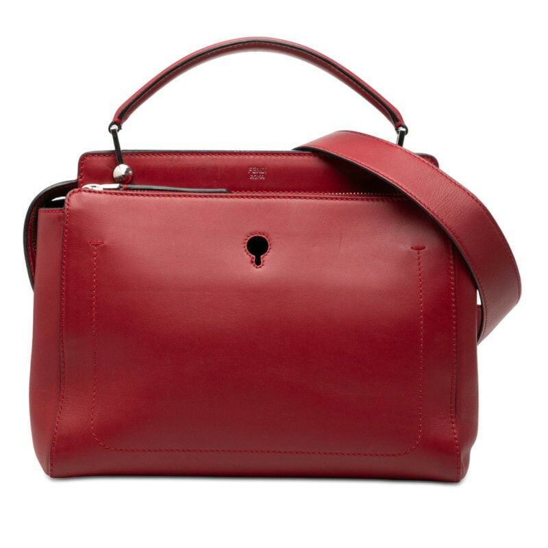 Fendi FENDI Dotcom Leather 2way Bag Leather Shoulder Bag 8BN293 DUTY FREE for USA