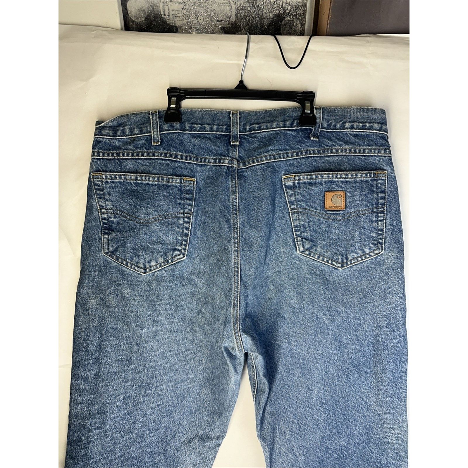 Carhartt Carhartt Denim Jeans Flannel Lined Men's Size 40X32 Blue Size US 40 / EU 56 - 7 Thumbnail