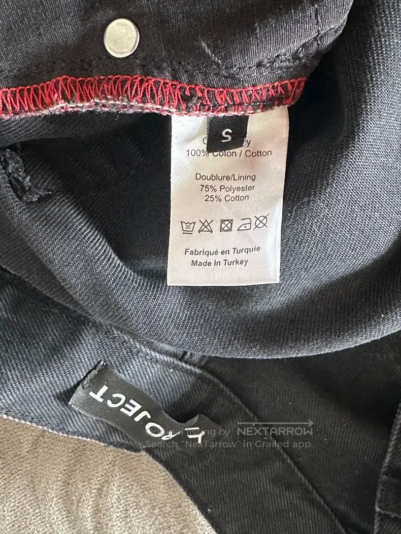 Y/Project Y/Project size S Black cut-out denim pants Size US 27 - 4 Thumbnail