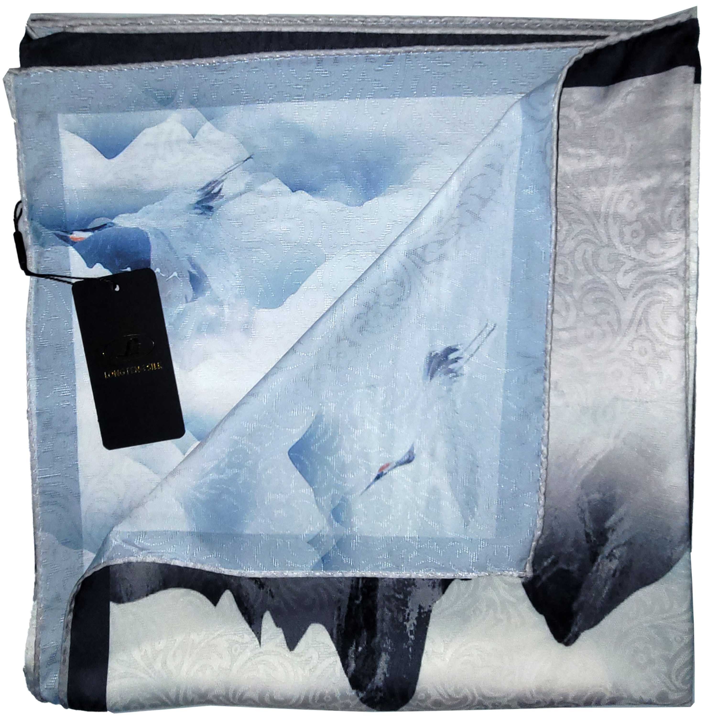 Other NWT Double Sided Silk Scarf 52"x52" Large Square Wrap 3220 Size ONE SIZE - 11 Thumbnail