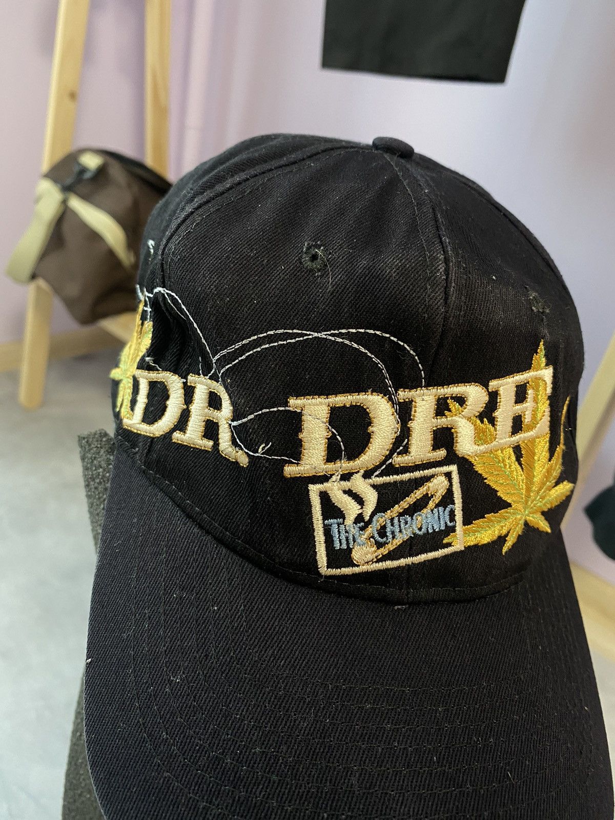 Dr. Dre Vintage 90s Snapback Hat Cap Dr Dre The Chronic Album 1992Y Size ONE SIZE - 5 Thumbnail