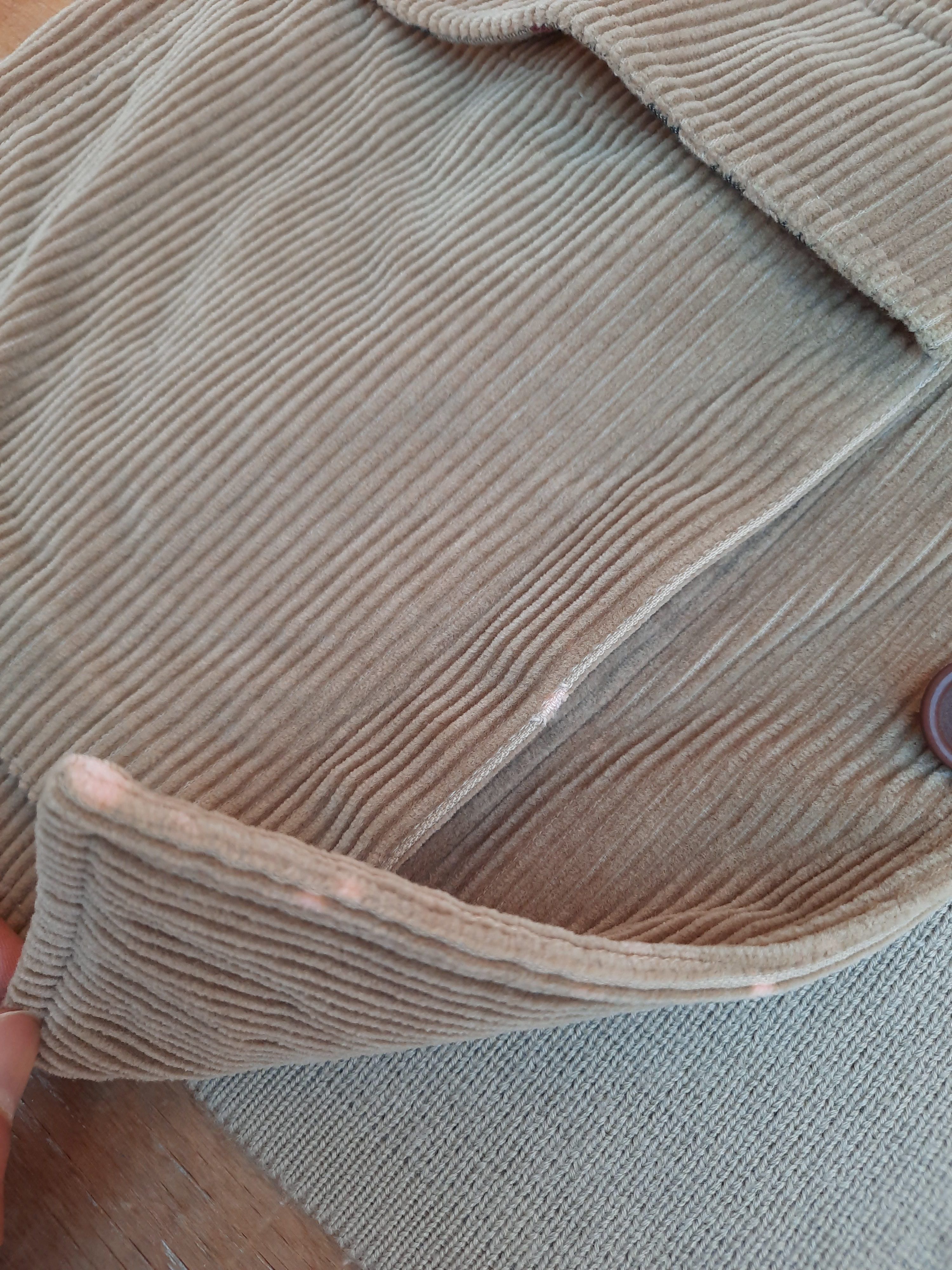 Burberry Vintage Hybrid Corduroy Knit wool Jacket Lining Check Size US L / EU 52-54 / 3 - 13 Thumbnail