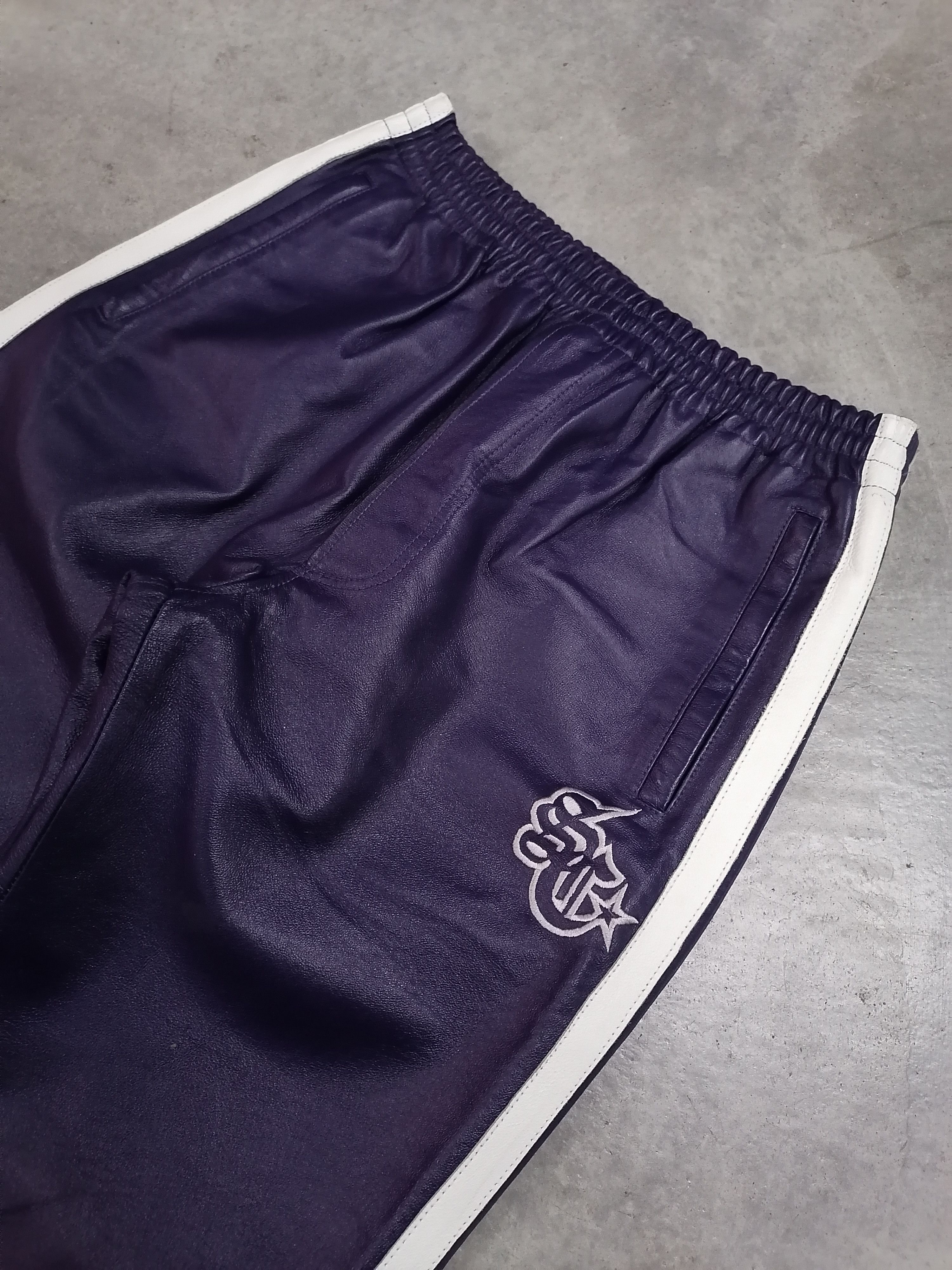 Japanese Brand × Leather Scarabei Side Line Ankle Zipper Leather Pants Size US 32 / EU 48 - 5 Thumbnail