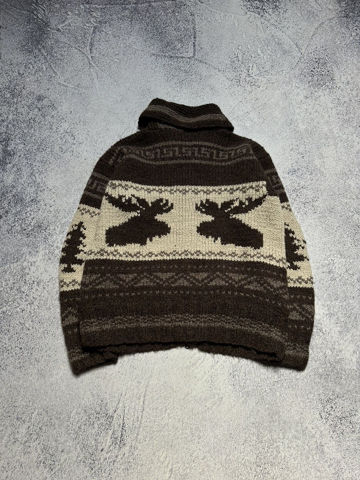 Polo Ralph Lauren Very Rare RRL Polo Ralph Lauren Hand Knit Covichan Sweater Size US M / EU 48-50 / 2 - 15 Thumbnail
