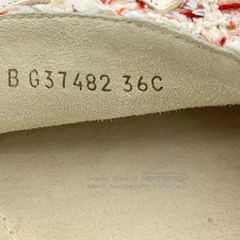 Chanel Chanel Colour-matched logo woven tweed fisherman's head sl Size US 5.5 / IT 35.5 - 6 Thumbnail