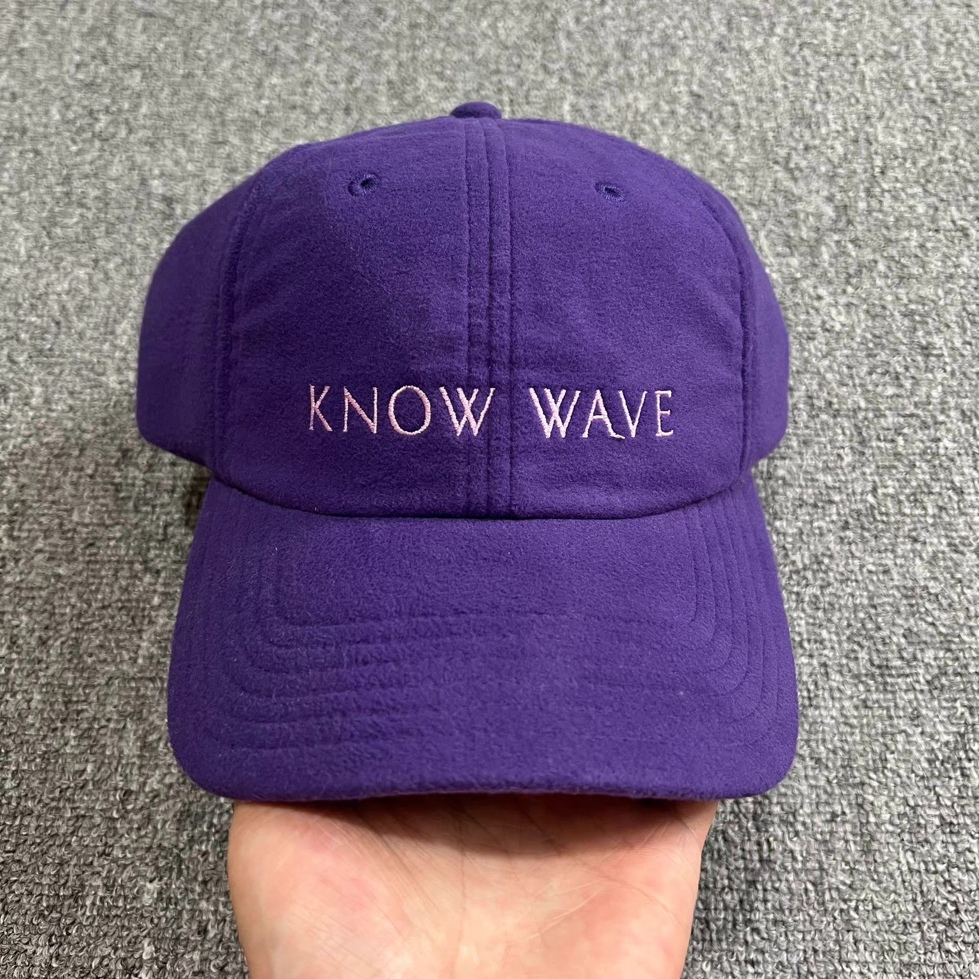 Know Wave Know Wave Fleece Curved Brim Baseball Cap / Sun Hat Q7 Size ONE SIZE - 1 Thumbnail
