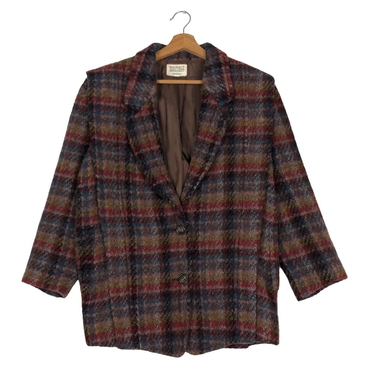 Japanese Brand Vintage Wool Jacket Double Breast Margit Brandt IsseyMiyake Size US M / EU 48-50 / 2 - 1 Thumbnail