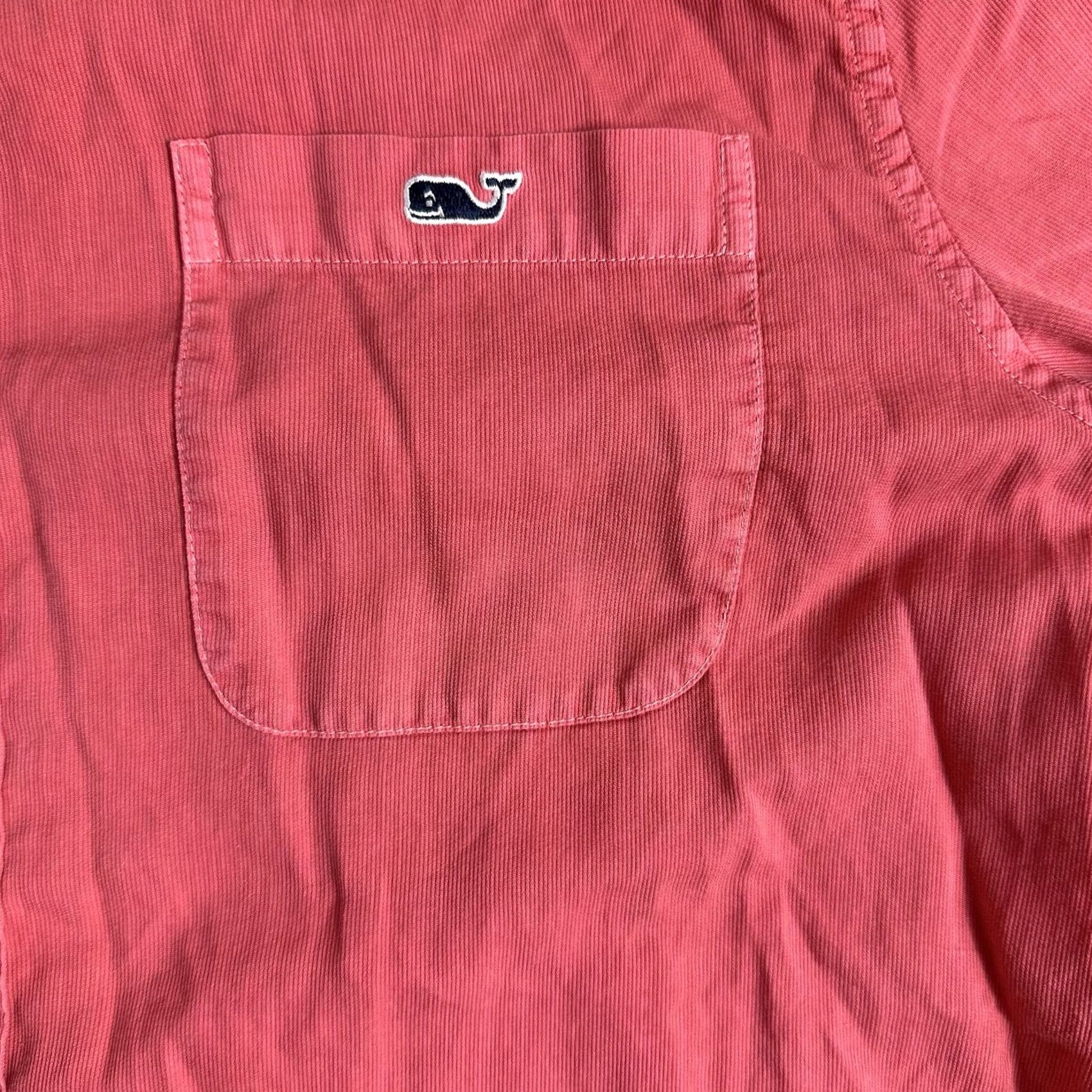 Vineyard Vines Vineyard Vines Slim Fit Tucker Shirt Silk Blend Mens Medium Pink Button-Up L/S Size US M / EU 48-50 / 2 - 4 Thumbnail