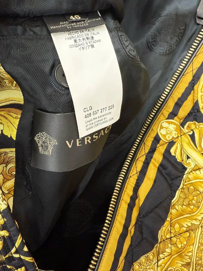 Versace Versace Mulberry silk cotton jacket Size US XS / EU 42 / 0 - 7 Thumbnail