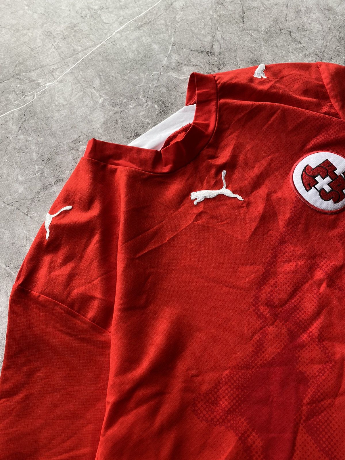 Puma Vintage Puma Switzerland 2006-2008 Soccer Football Jersey Size US L / EU 52-54 / 3 - 3 Thumbnail