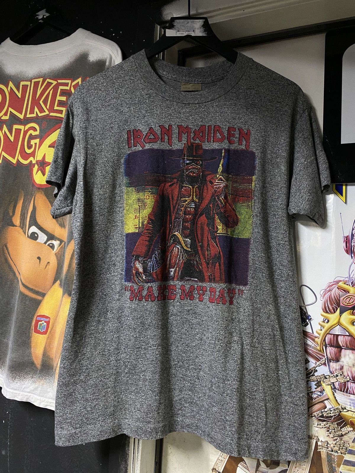Band Tees Vintage 1980’s Iron Maiden Band Tee Shirt Medium Size US M / EU 48-50 / 2 - 3 Thumbnail