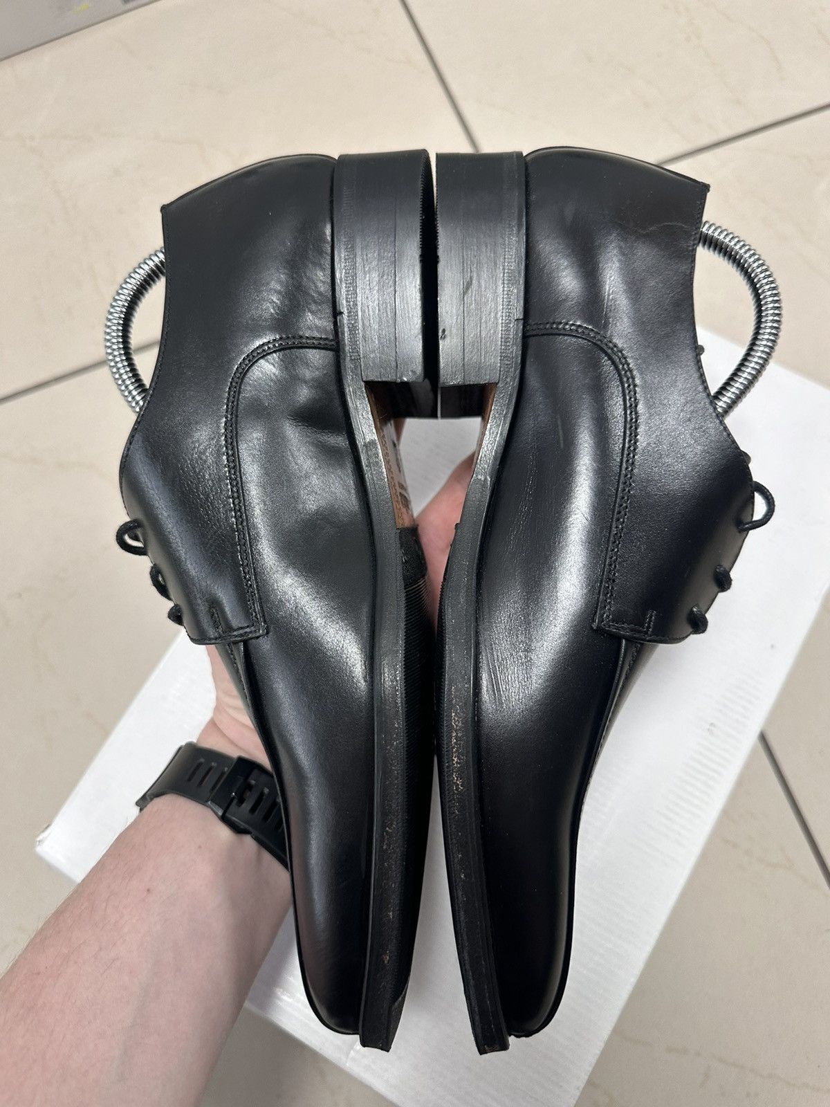 Vintage Vintage Loake leather shoes boots size 7 black rare Y2K Size US 7 / EU 40 - 6 Thumbnail