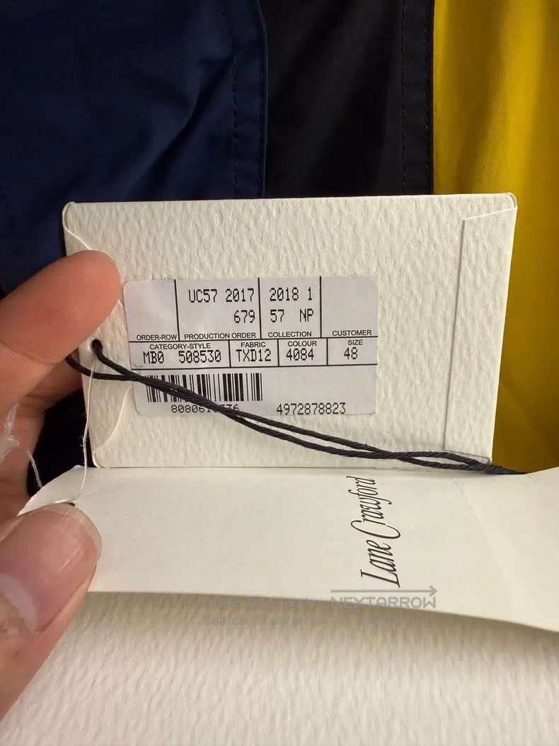 Balenciaga Balenciaga Yellow and blue color block windbreaker Size US M / EU 48-50 / 2 - 5 Thumbnail
