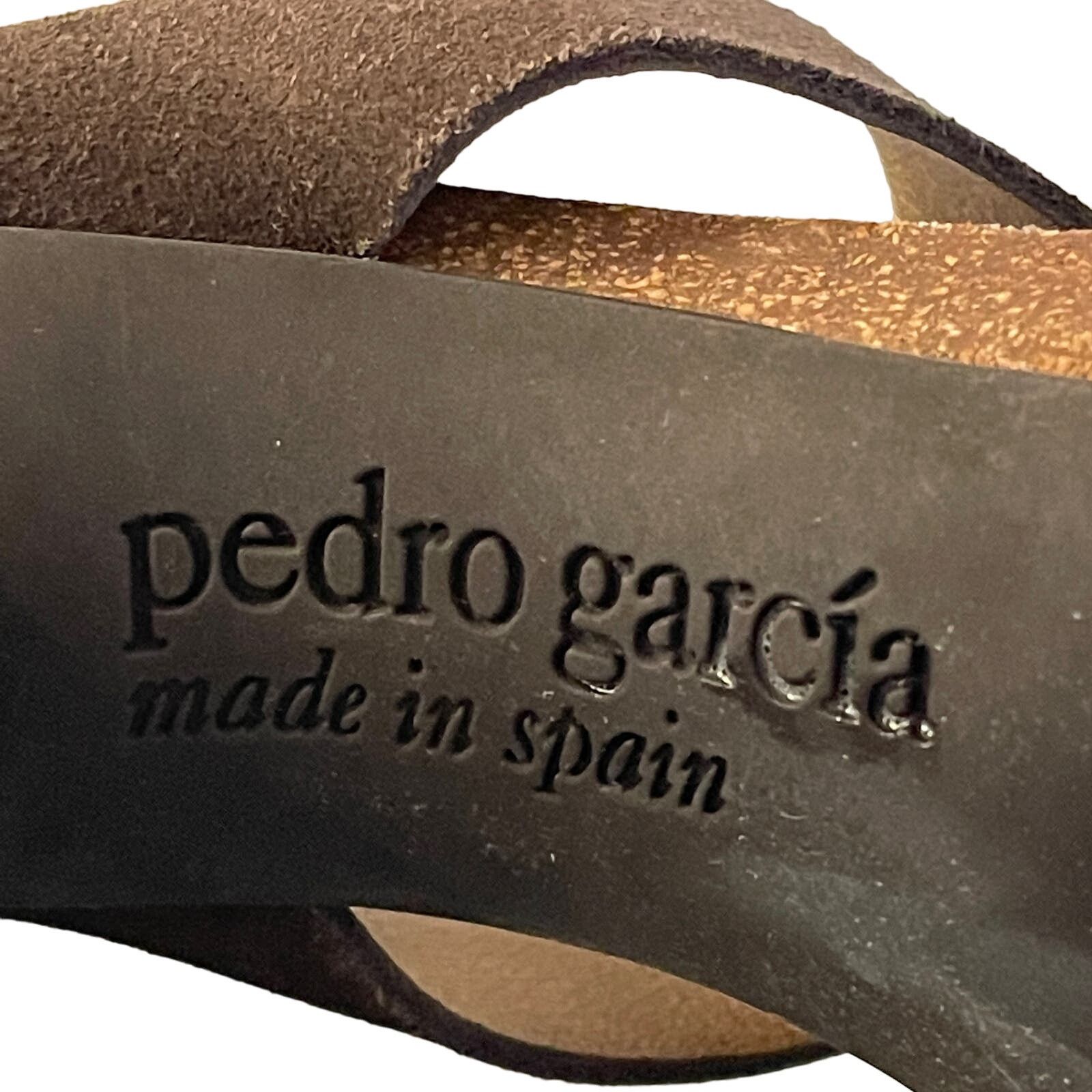 Pedro Garcia Pedro Garcia Patty1 Suede Cork T Strap Sandals Size 6 EU36.5 Size US 6 / IT 36 - 6 Thumbnail
