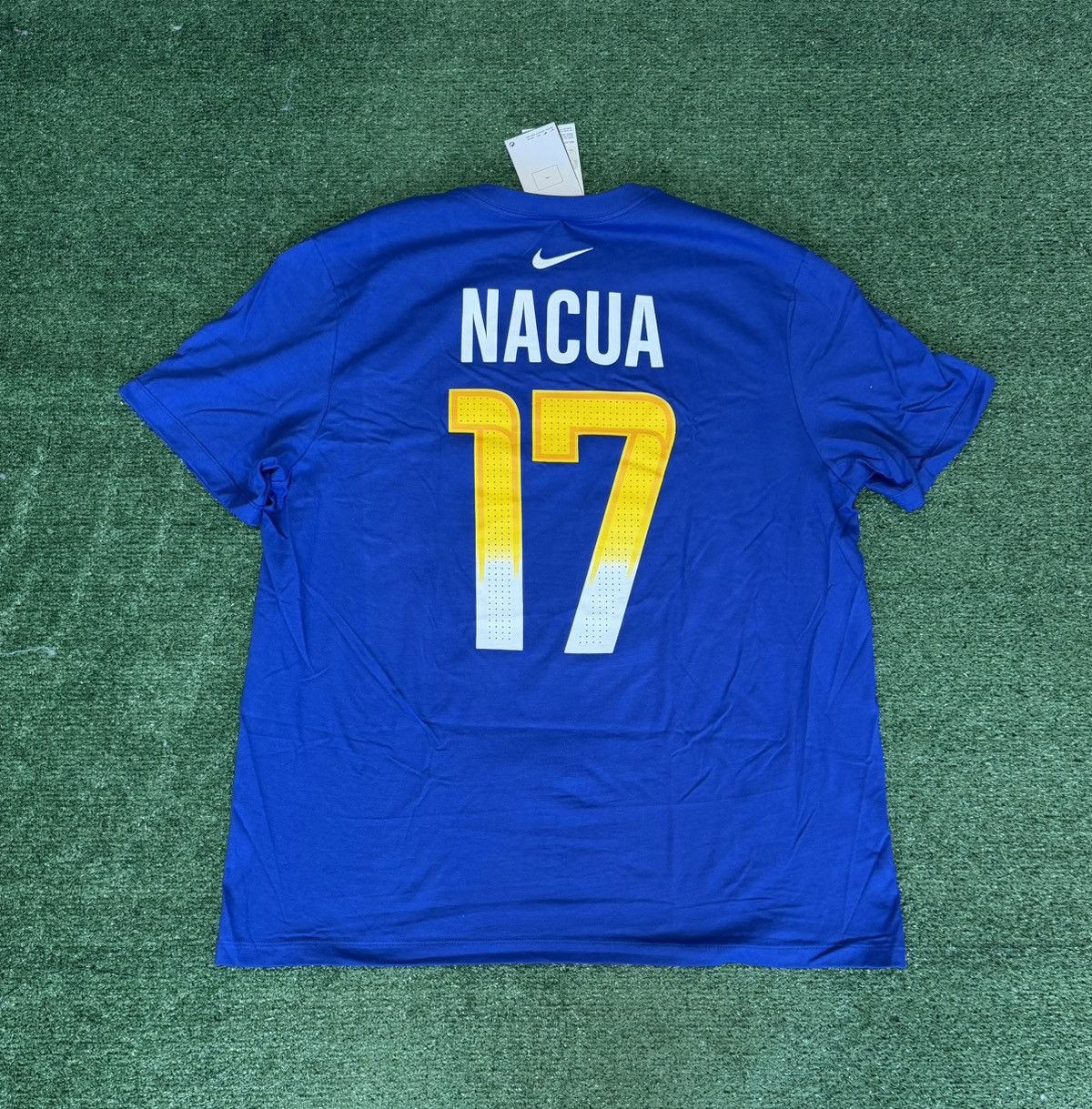 Nike Nike Puka Nacua Los Angeles Rams Blue Tee Men Size XL #17 Size US XL / EU 56 / 4 - 3 Thumbnail