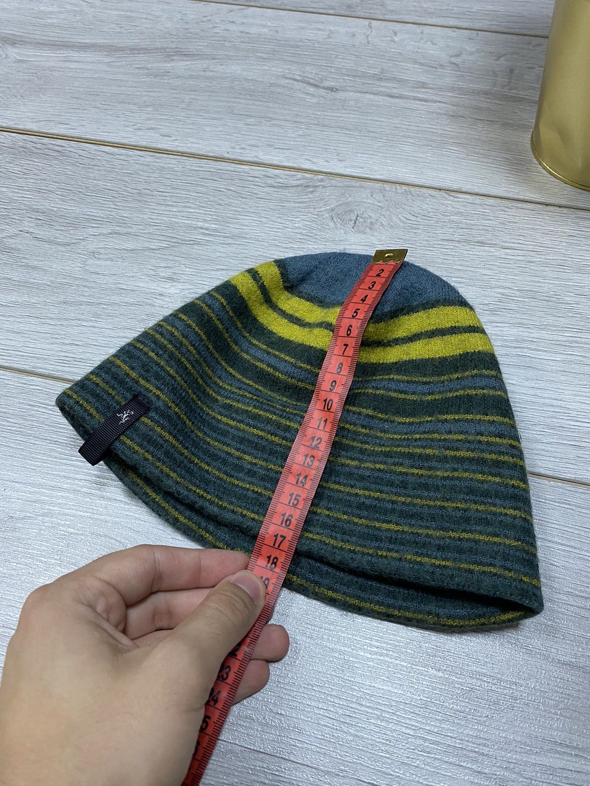 Arc'teryx Arcteryx bird rolling strippe wool beanie hat Size ONE SIZE - 6 Thumbnail