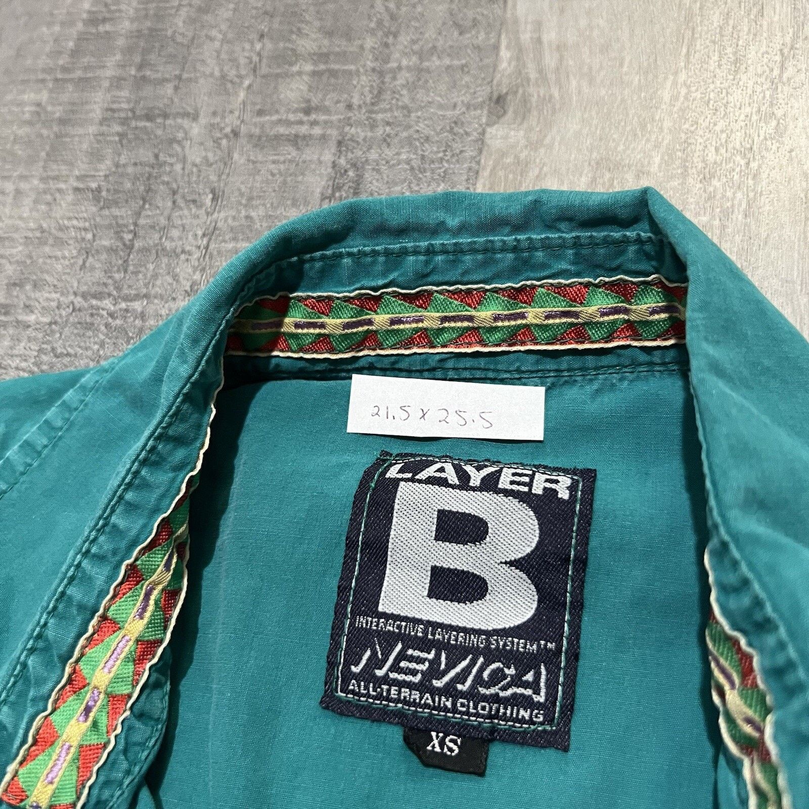 Nevica VTG Nevica All Terrain Layer B Shirt Teal Blue Hiking Shirt Size US XS / EU 42 / 0 - 5 Thumbnail