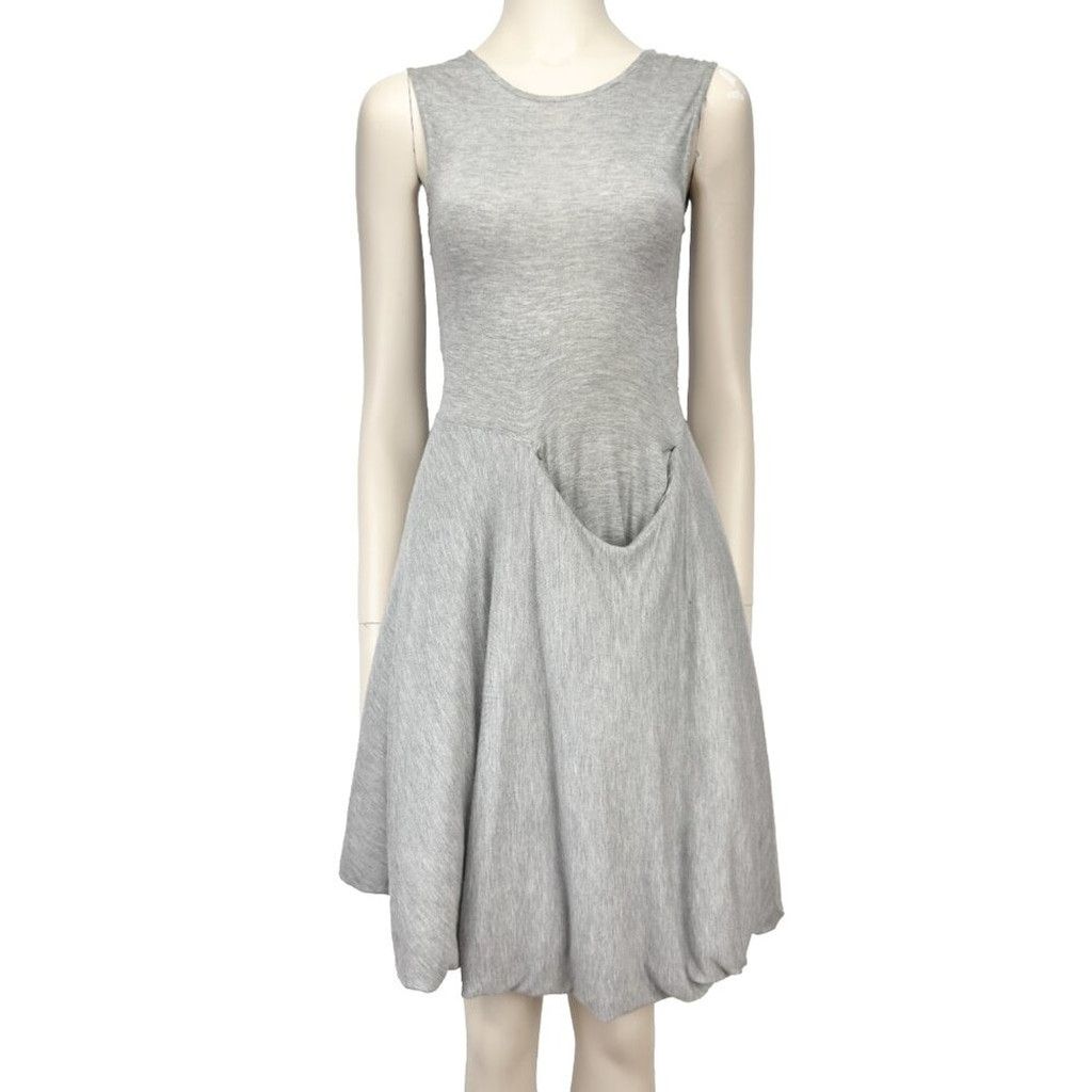 Cos COS Dolly Semi-quilted A Line Comfy Balloon Gray Dress XS Size XS / US 0-2 / IT 36-38 - 1 Thumbnail