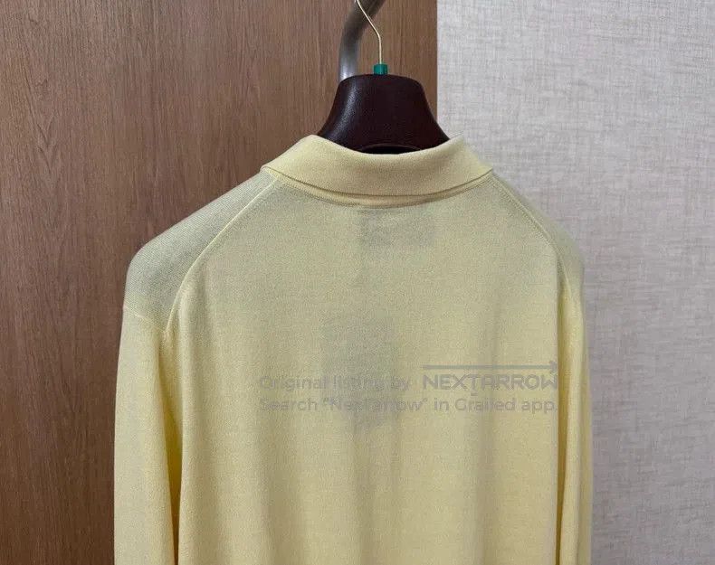 Loro Piana Loro Piana Vicuna Knit Polo Sweater. Size US XL / EU 56 / 4 - 5 Thumbnail
