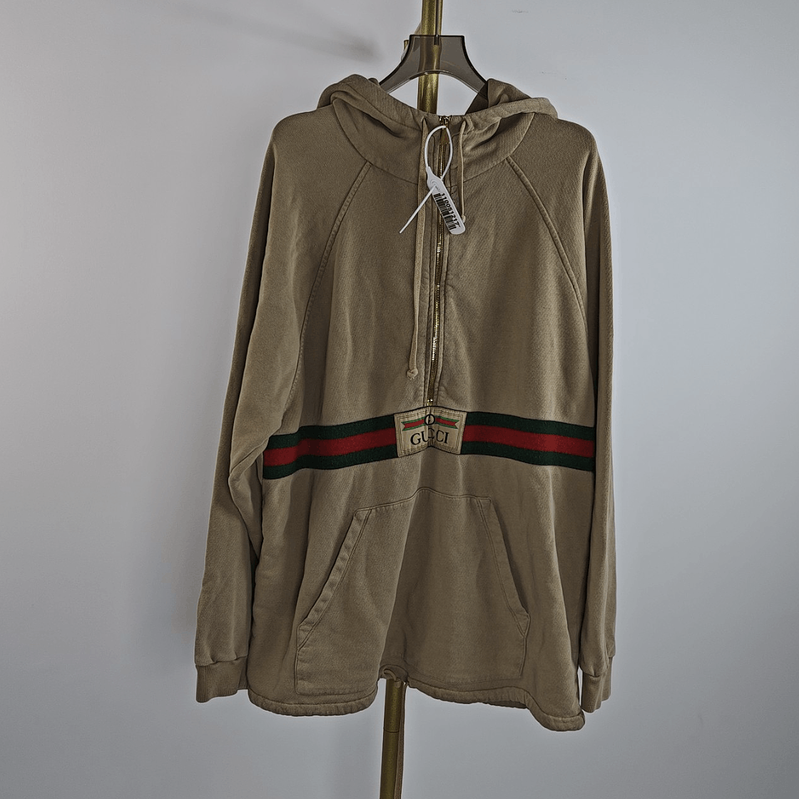 Gucci Gucci Web Stripe Logo Hoodie Size S Size S / US 4 / IT 40 - 1 Thumbnail